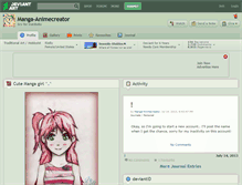 Tablet Screenshot of manga-animecreator.deviantart.com