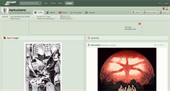 Desktop Screenshot of markussaints.deviantart.com