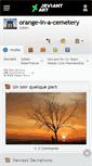 Mobile Screenshot of orange-in-a-cemetery.deviantart.com