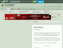 Tablet Screenshot of animeyoshigirl.deviantart.com