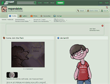 Tablet Screenshot of mspandalolo.deviantart.com