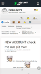 Mobile Screenshot of neko-setra.deviantart.com