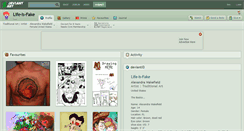 Desktop Screenshot of life-is-fake.deviantart.com