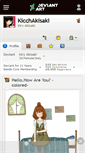 Mobile Screenshot of kicchakisaki.deviantart.com