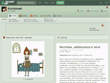Tablet Screenshot of kicchakisaki.deviantart.com