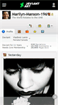 Mobile Screenshot of marilyn-manson-1969.deviantart.com