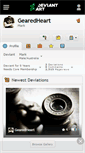 Mobile Screenshot of gearedheart.deviantart.com