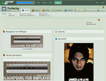 Tablet Screenshot of foxracing.deviantart.com