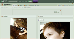 Desktop Screenshot of missladybird.deviantart.com