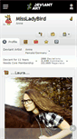 Mobile Screenshot of missladybird.deviantart.com