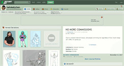 Desktop Screenshot of hallokatzchen.deviantart.com
