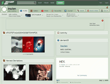 Tablet Screenshot of inscien.deviantart.com