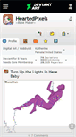 Mobile Screenshot of heartedpixels.deviantart.com