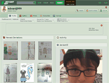 Tablet Screenshot of edwardj999.deviantart.com