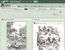 Tablet Screenshot of dfbovey.deviantart.com