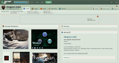 Desktop Screenshot of designers-guild.deviantart.com