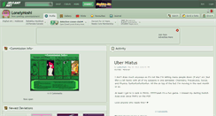 Desktop Screenshot of lonelyhoshi.deviantart.com