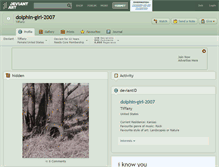 Tablet Screenshot of dolphin-girl-2007.deviantart.com