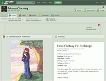 Tablet Screenshot of princess-charming.deviantart.com