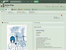Tablet Screenshot of mecha-wings.deviantart.com