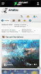 Mobile Screenshot of amatou.deviantart.com