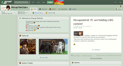 Desktop Screenshot of hiccup-fanclub.deviantart.com