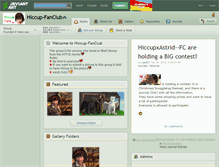 Tablet Screenshot of hiccup-fanclub.deviantart.com