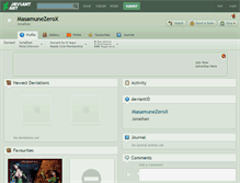 Tablet Screenshot of masamunezerox.deviantart.com