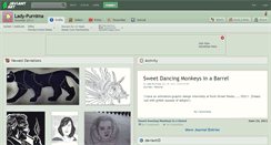 Desktop Screenshot of lady-purnima.deviantart.com