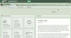 Desktop Screenshot of chris400ad.deviantart.com
