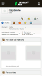 Mobile Screenshot of izzysmile.deviantart.com
