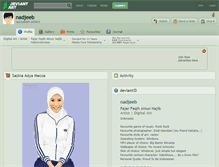 Tablet Screenshot of nadjeeb.deviantart.com