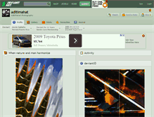Tablet Screenshot of aditimahat.deviantart.com