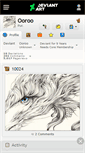 Mobile Screenshot of ooroo.deviantart.com