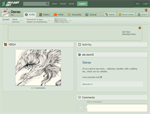 Tablet Screenshot of ooroo.deviantart.com