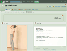 Tablet Screenshot of blackblack-heart.deviantart.com