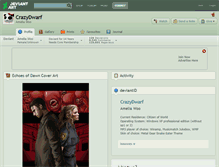 Tablet Screenshot of crazydwarf.deviantart.com