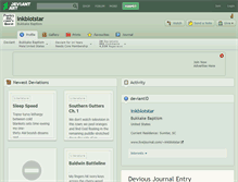 Tablet Screenshot of inkblotstar.deviantart.com