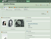 Tablet Screenshot of dizneyfun18fantasy.deviantart.com