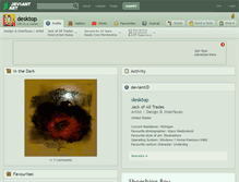 Tablet Screenshot of desktop.deviantart.com