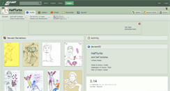 Desktop Screenshot of halfturtle.deviantart.com