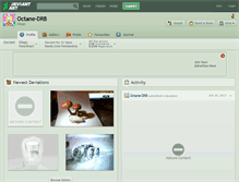 Tablet Screenshot of octane-drb.deviantart.com