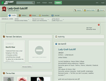 Tablet Screenshot of lady-grell-sutcliff.deviantart.com