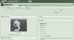 Desktop Screenshot of madbaboonuk.deviantart.com