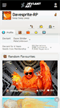 Mobile Screenshot of davesprite-rp.deviantart.com