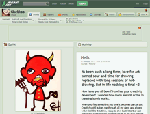 Tablet Screenshot of ghekkoo.deviantart.com