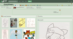 Desktop Screenshot of dreamofdragons.deviantart.com