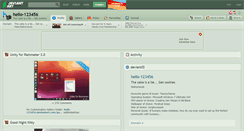 Desktop Screenshot of hello-123456.deviantart.com