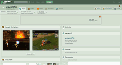 Desktop Screenshot of espeon758.deviantart.com