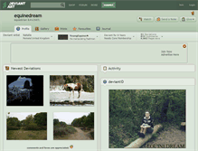 Tablet Screenshot of equinedream.deviantart.com